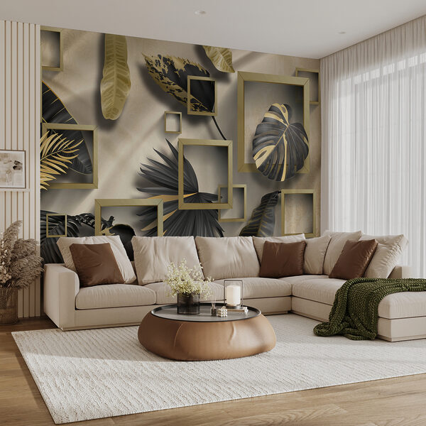 Luxueus gebladerte in elegante frames Luxueus gebladerte in elegante frames