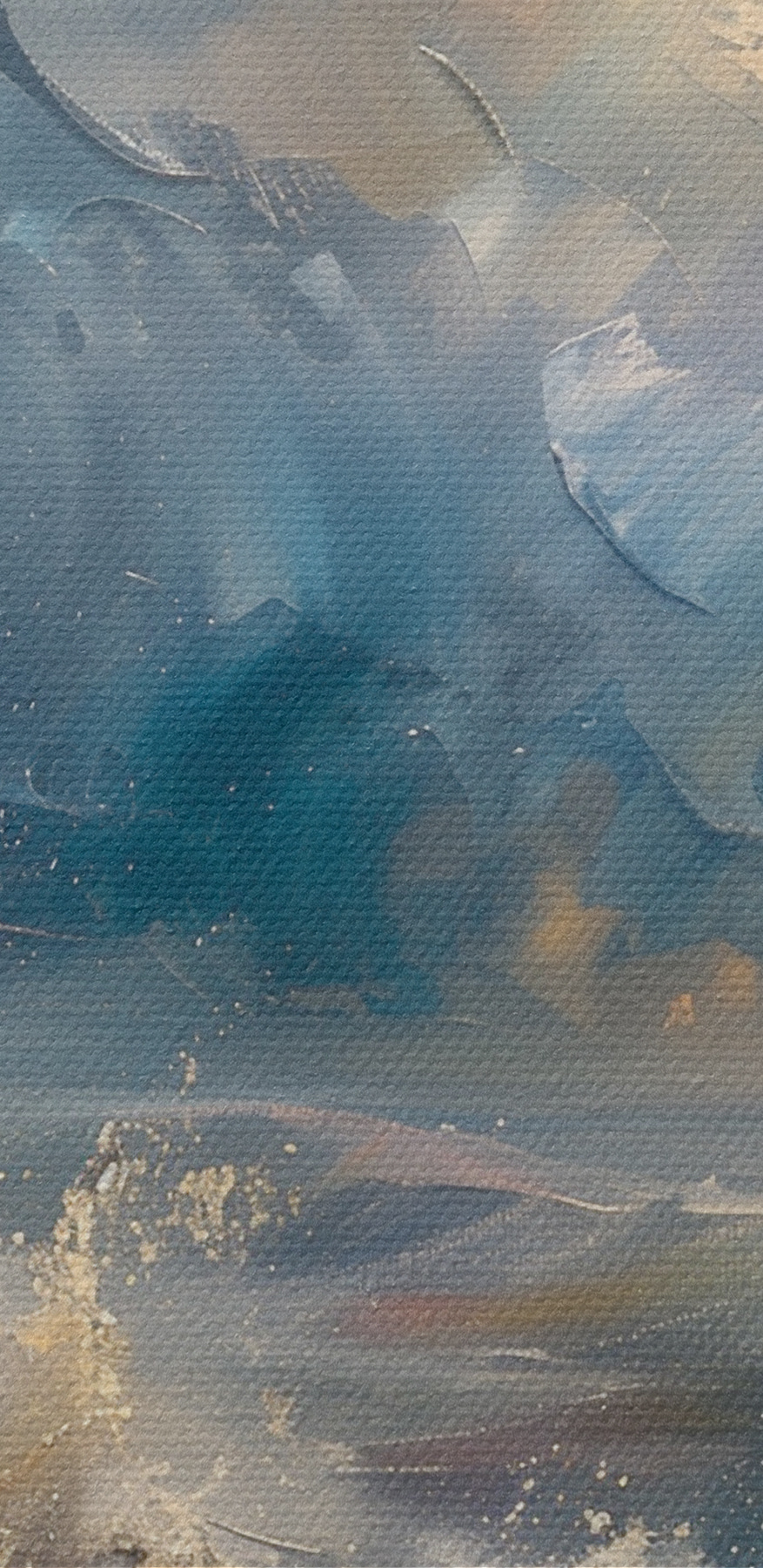 Een schilderij van een vuurtoren in de oceaan