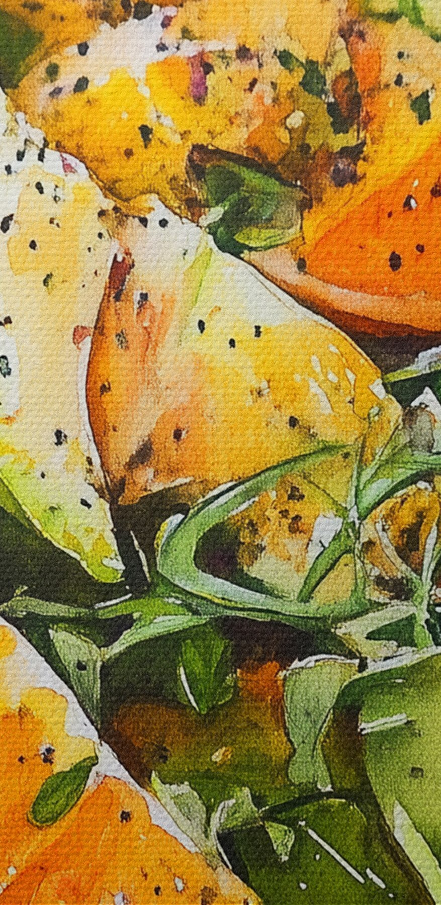 Bord met fruit en groenten
