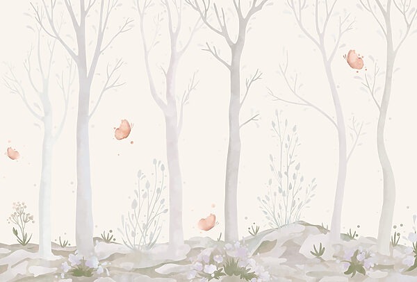Groep bomen met vlinders t00001p 600x406 - Groep bomen met vlinders - tegory