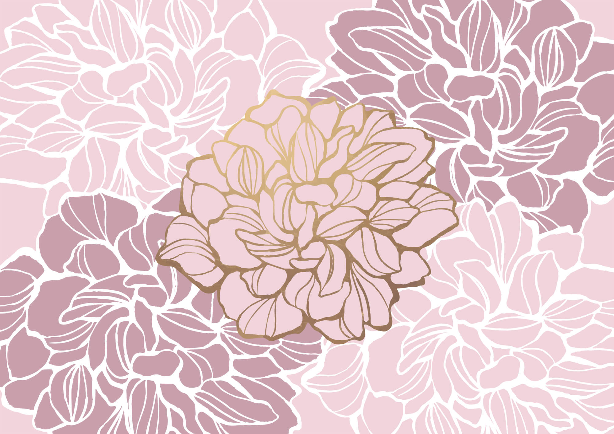 t00003v1p - Roze en witte bloem - tegory