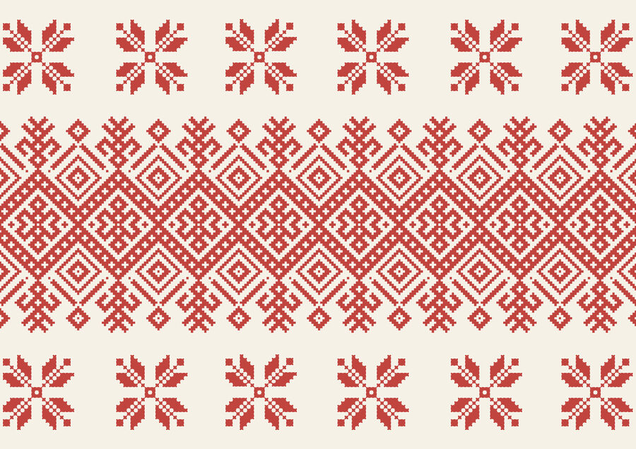 Rood en wit patroon Rood en wit patroon