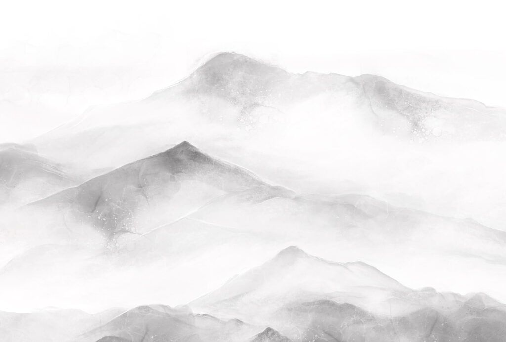 Witte en grijze bergketen Witte en grijze bergketen
