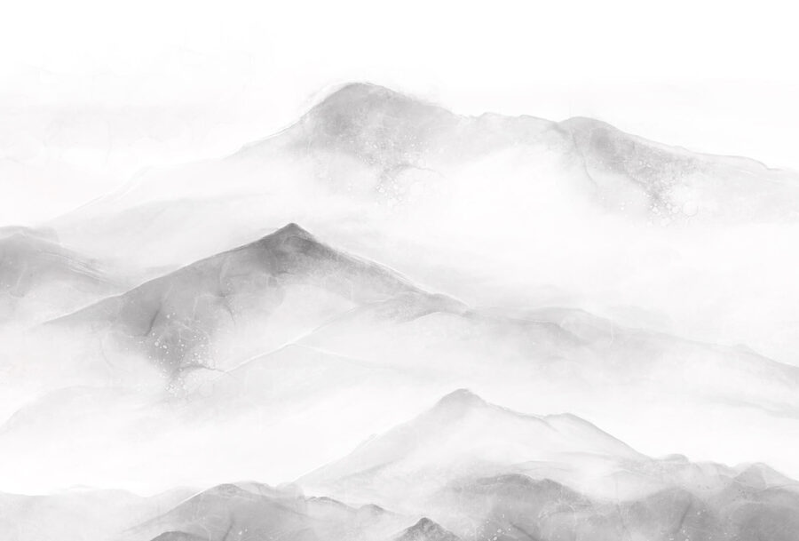 Witte en grijze bergketen Witte en grijze bergketen