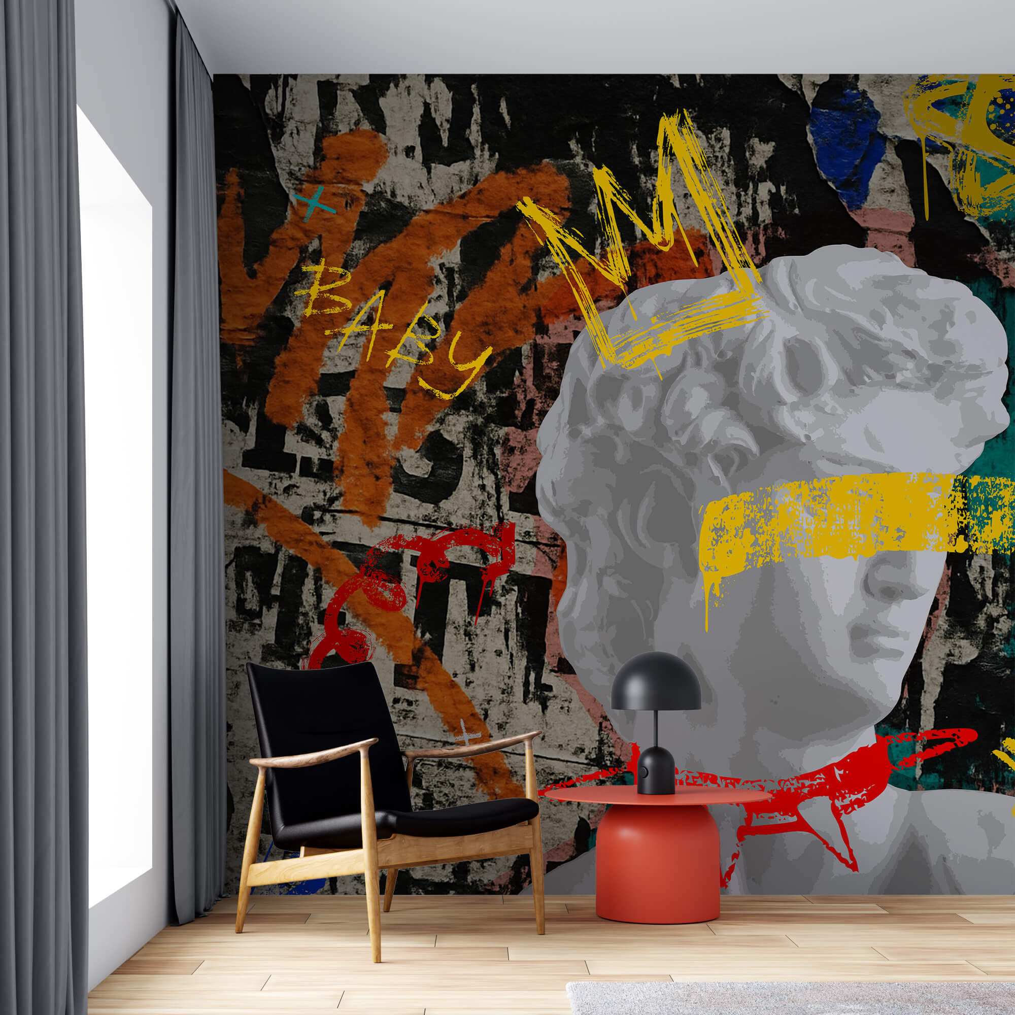 Standbeeld met een kroon erop Standbeeld met een kroon erop