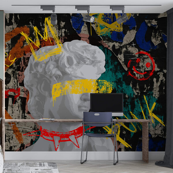 Standbeeld met een kroon erop Standbeeld met een kroon erop