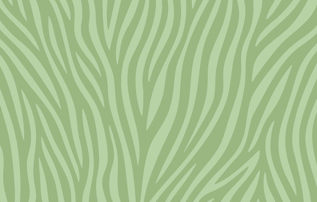 Groen met witte zebraprint Groen met witte zebraprint