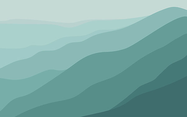 Groene heuvels met blauwe lucht Groene heuvels met blauwe lucht