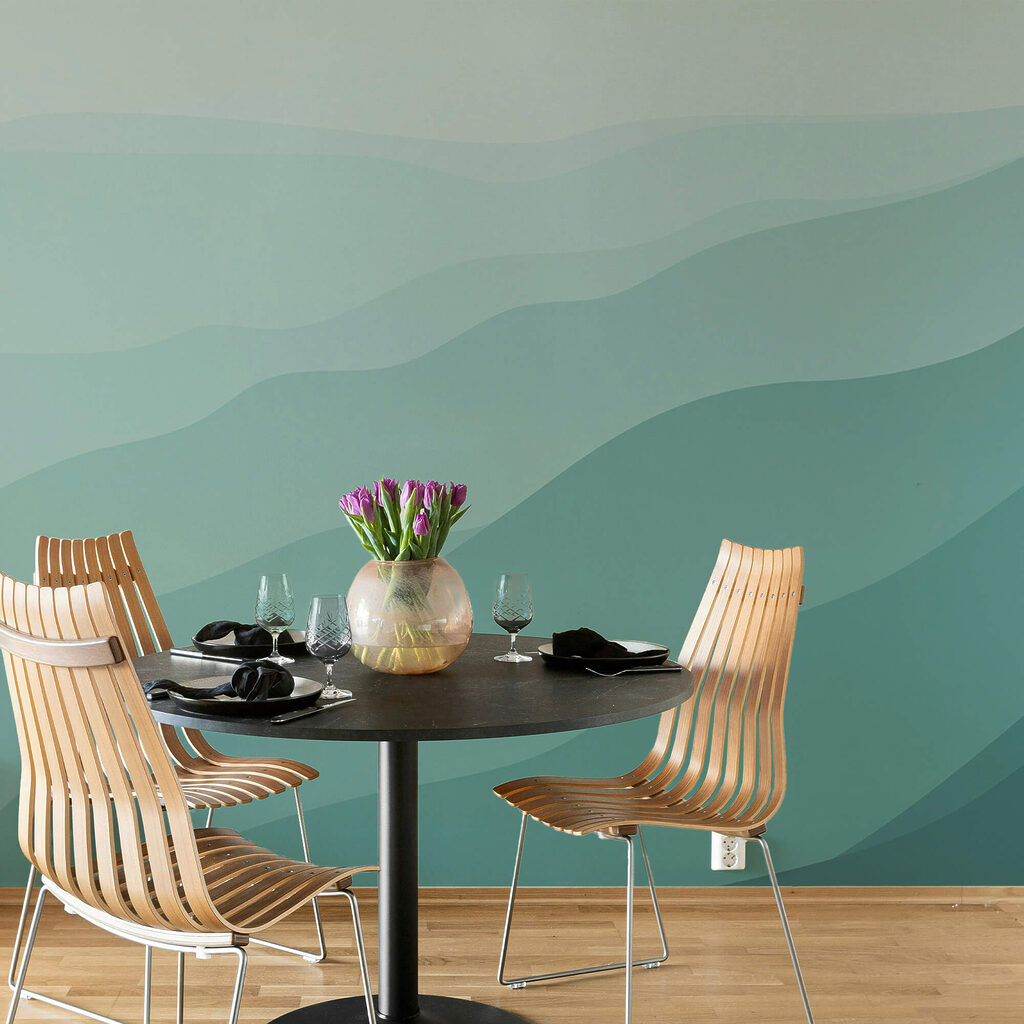 Groene heuvels met blauwe lucht Groene heuvels met blauwe lucht