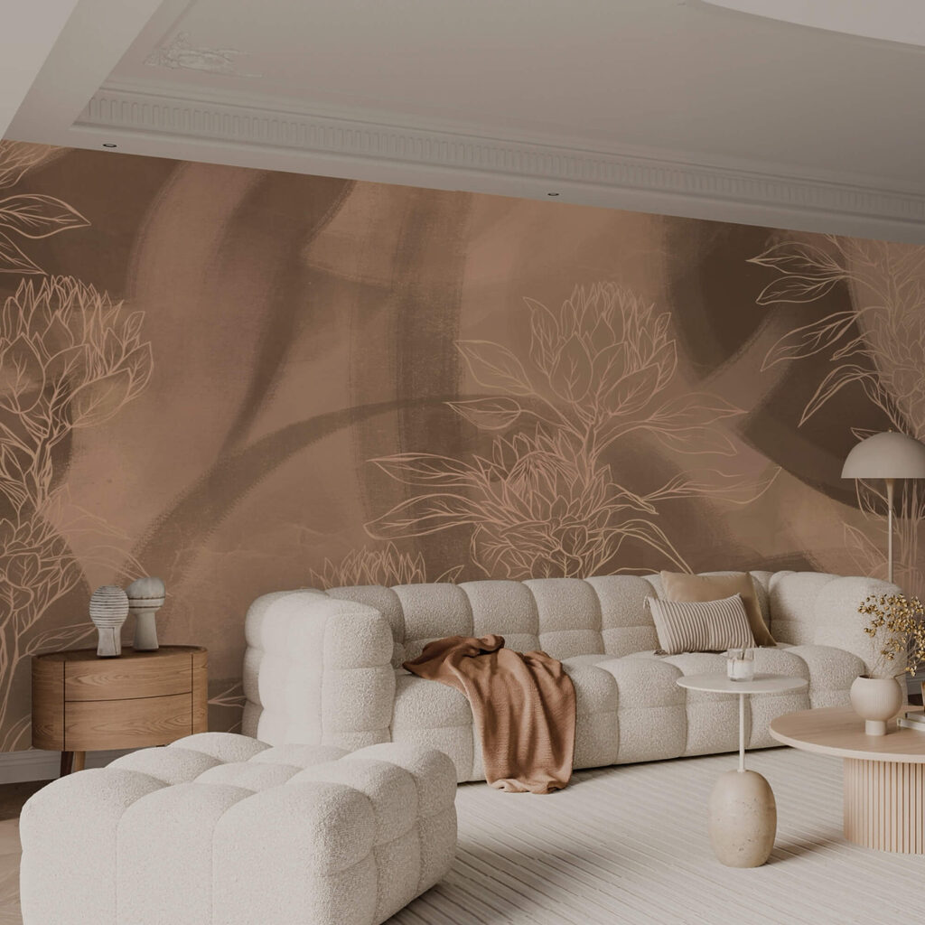 Bloemen op warme achtergrond Bloemen op warme achtergrond