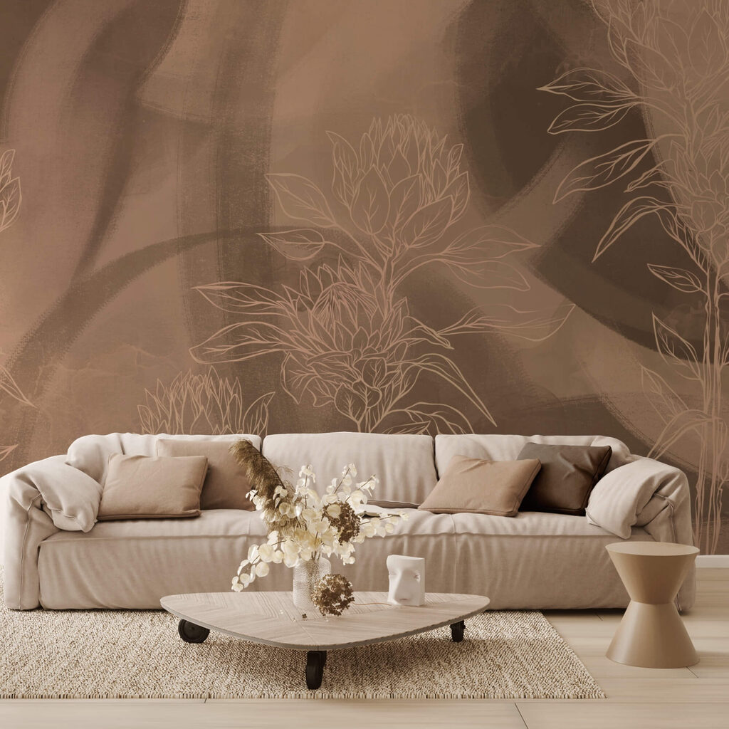 Bloemen op warme achtergrond Bloemen op warme achtergrond