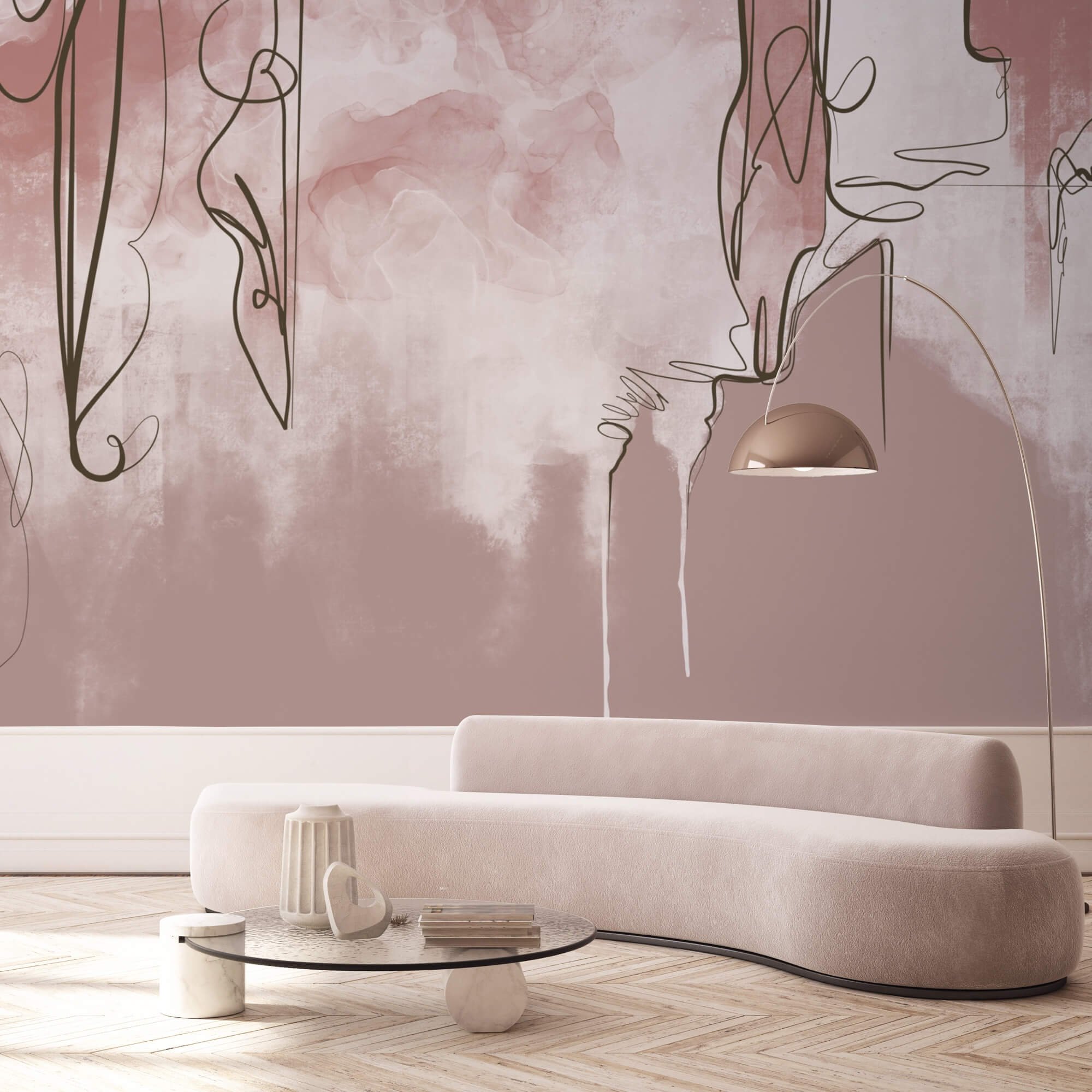 Tekening van een fles