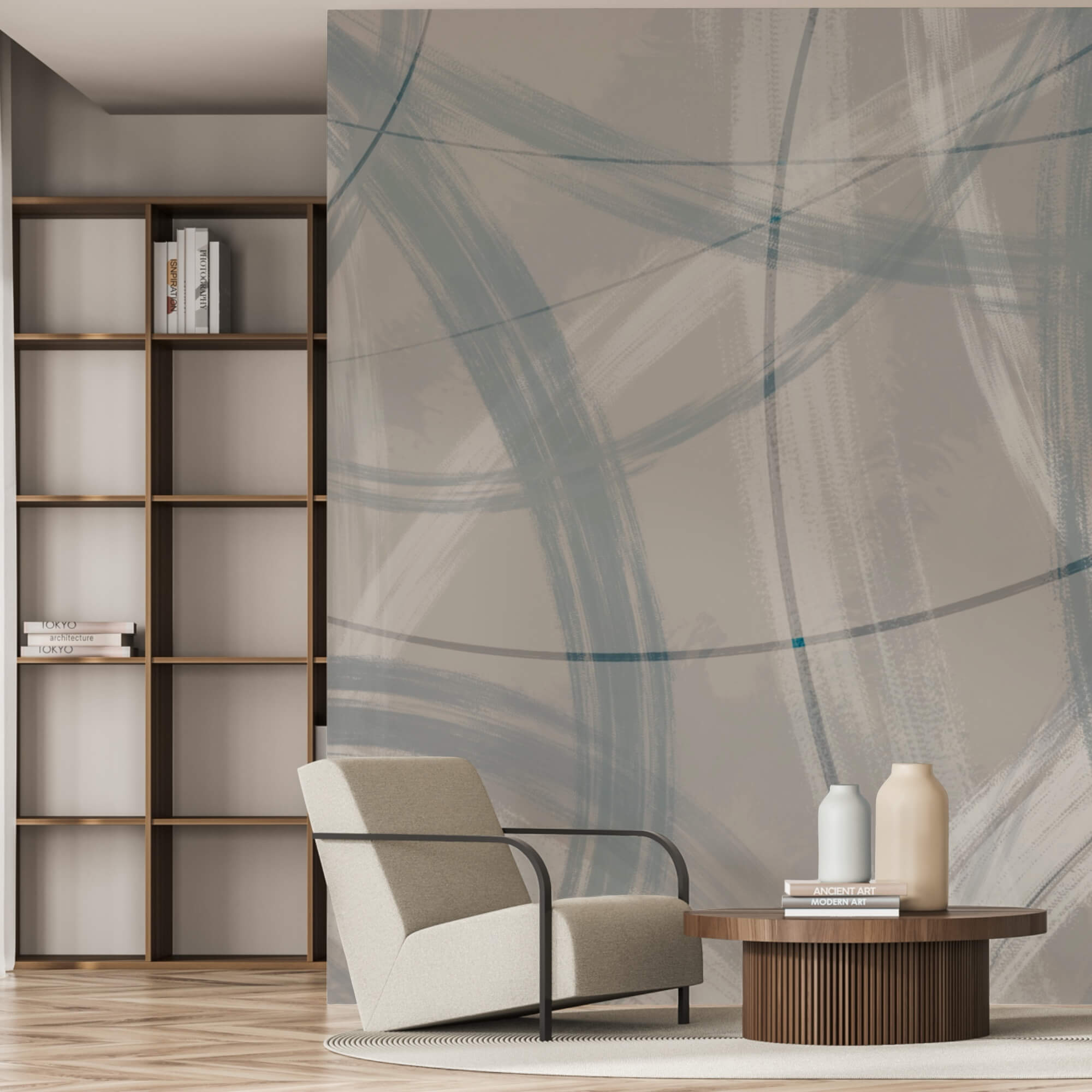 Grijze en witte achtergrond met cirkels en lijnen Grijze en witte achtergrond met cirkels en lijnen