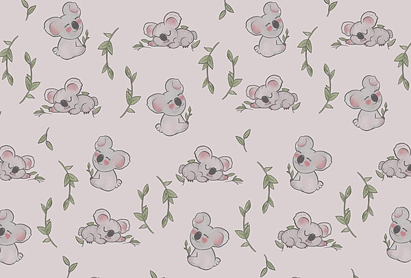 Patroon van koala's en bladeren Patroon van koala's en bladeren