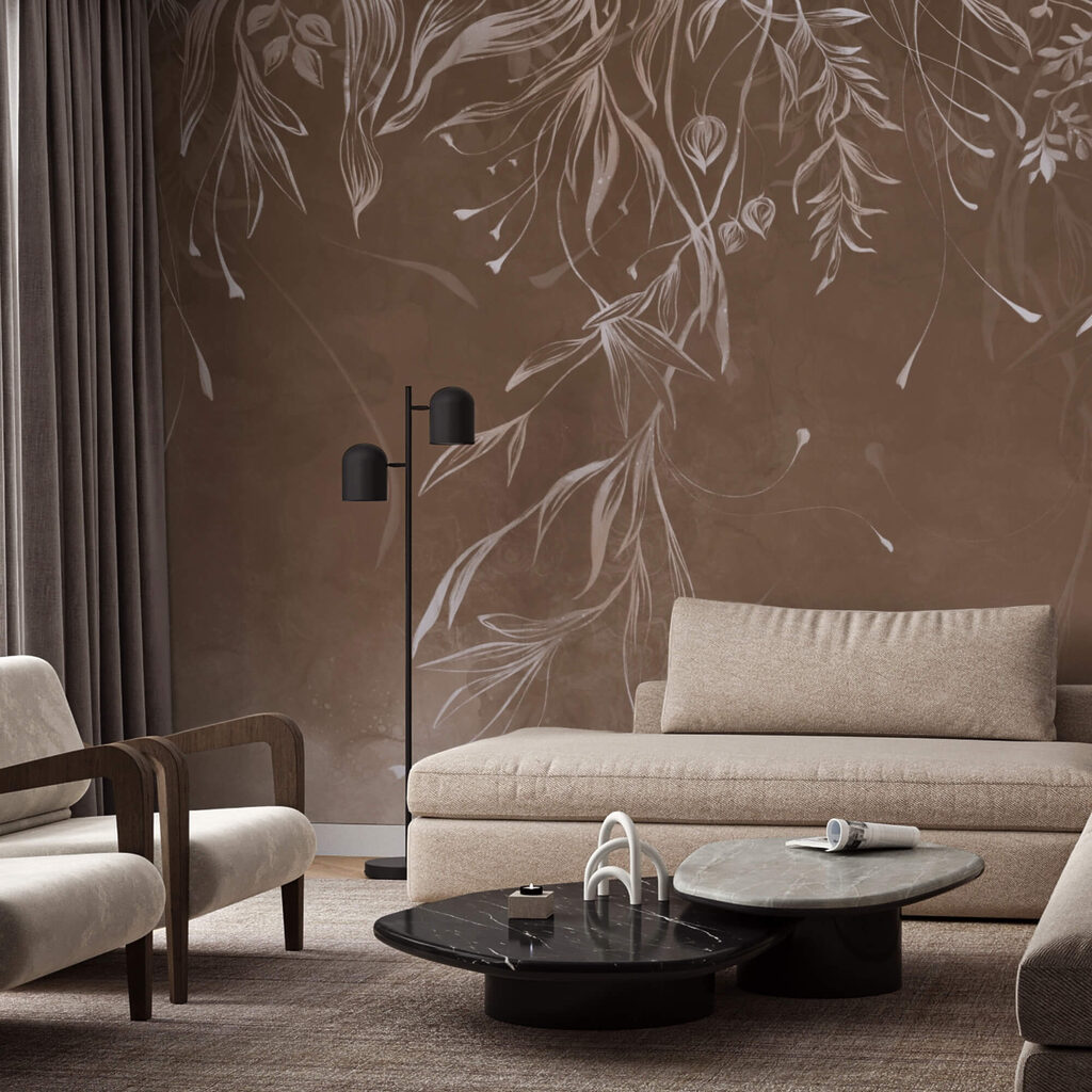 Delicate patronen in zachte tinten