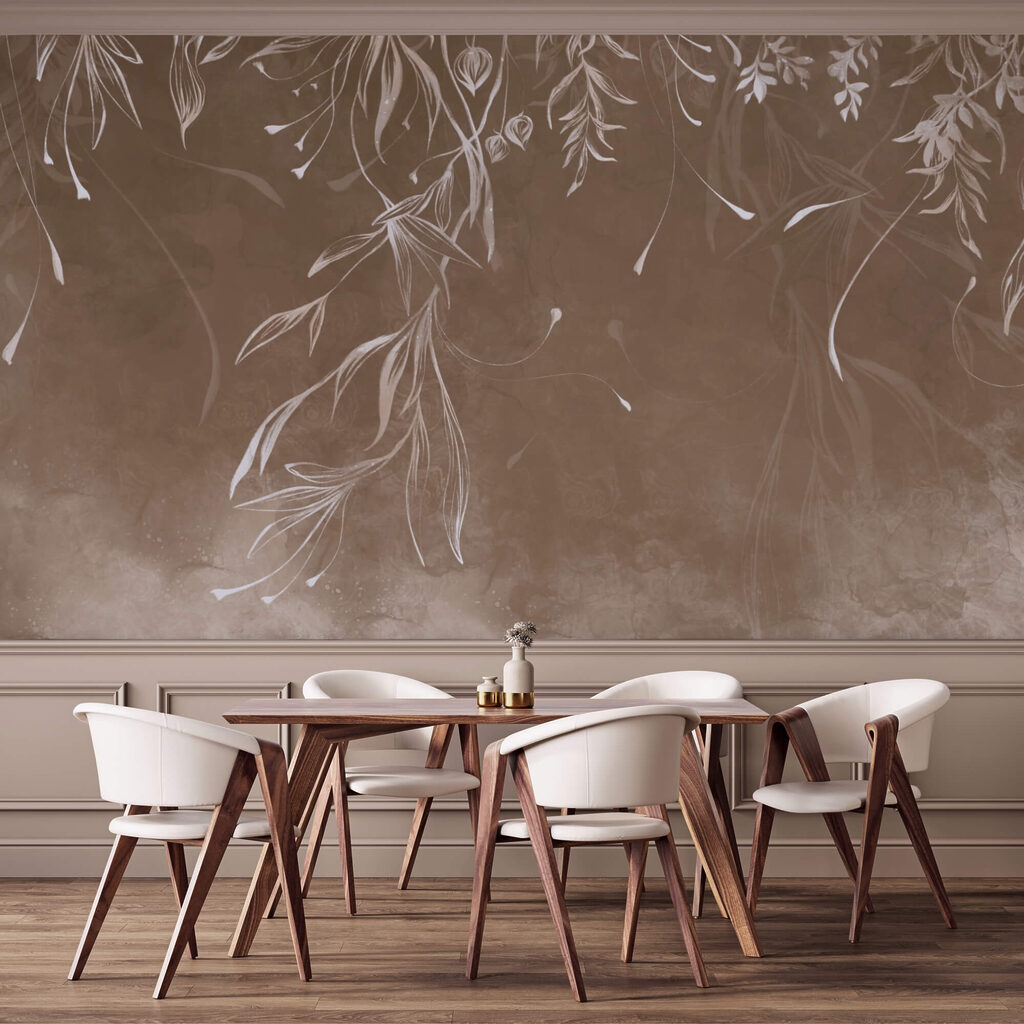 Delicate patronen in zachte tinten