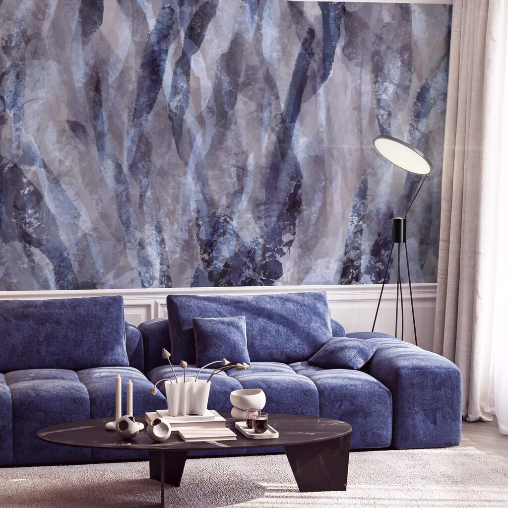 Wervelende golven van zachte kleurschakeringen