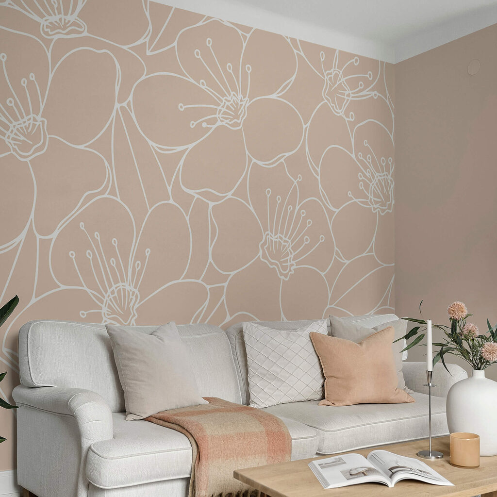 Patroon van bloemen en bladeren