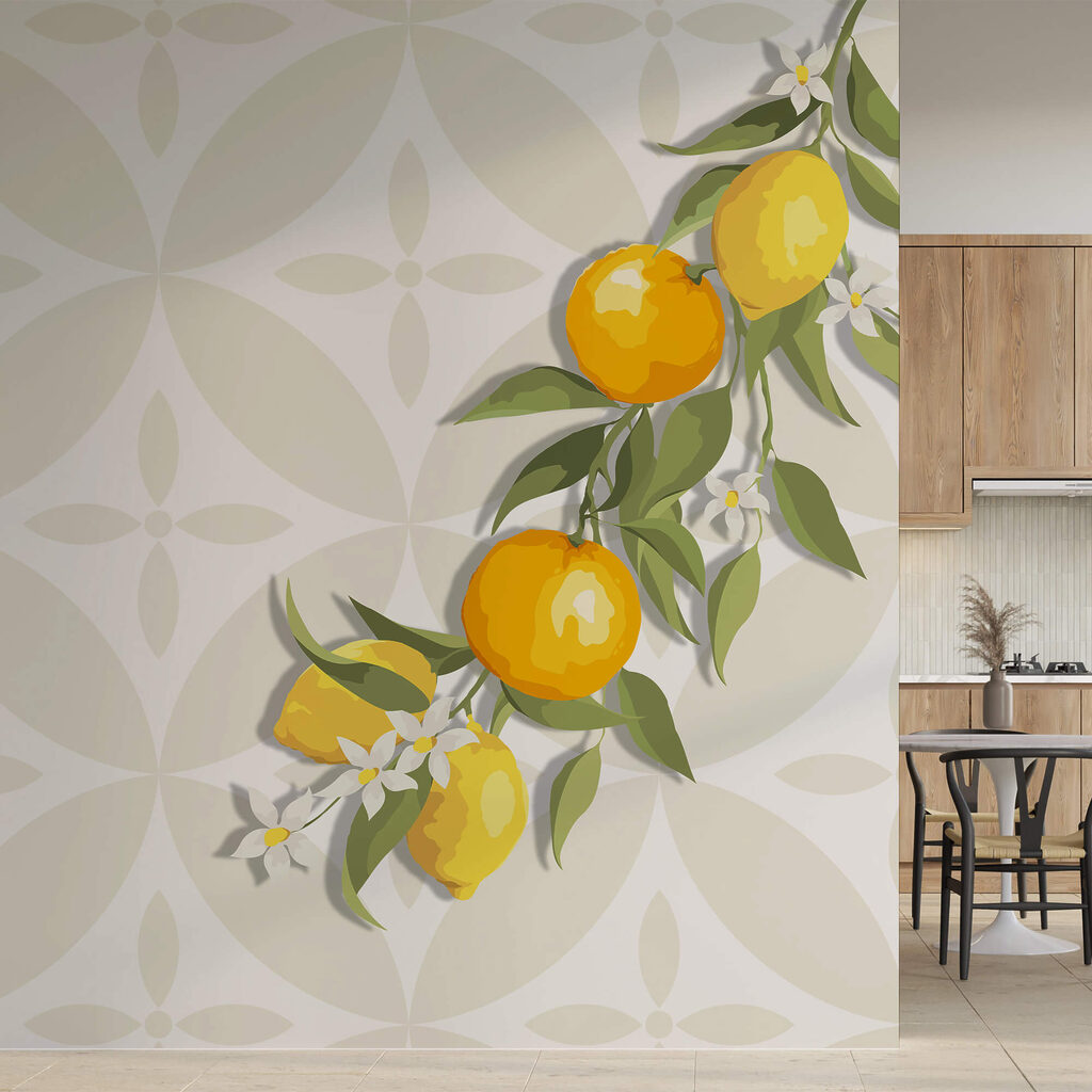 Gele vruchten aan een tak