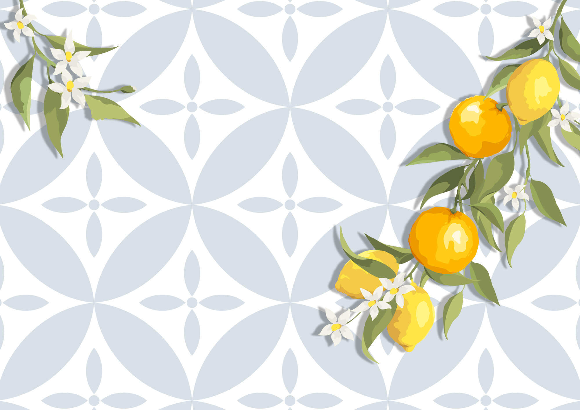 Yellow fruit on a branch Yellow fruit on a branch