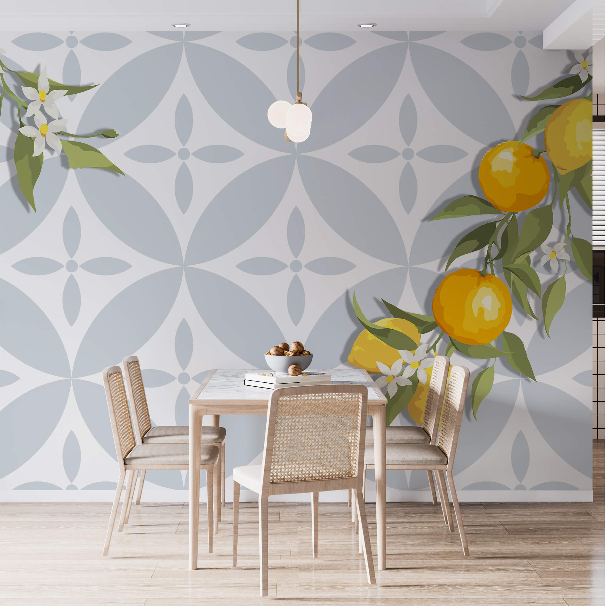 Gele vruchten aan een tak Gele vruchten aan een tak