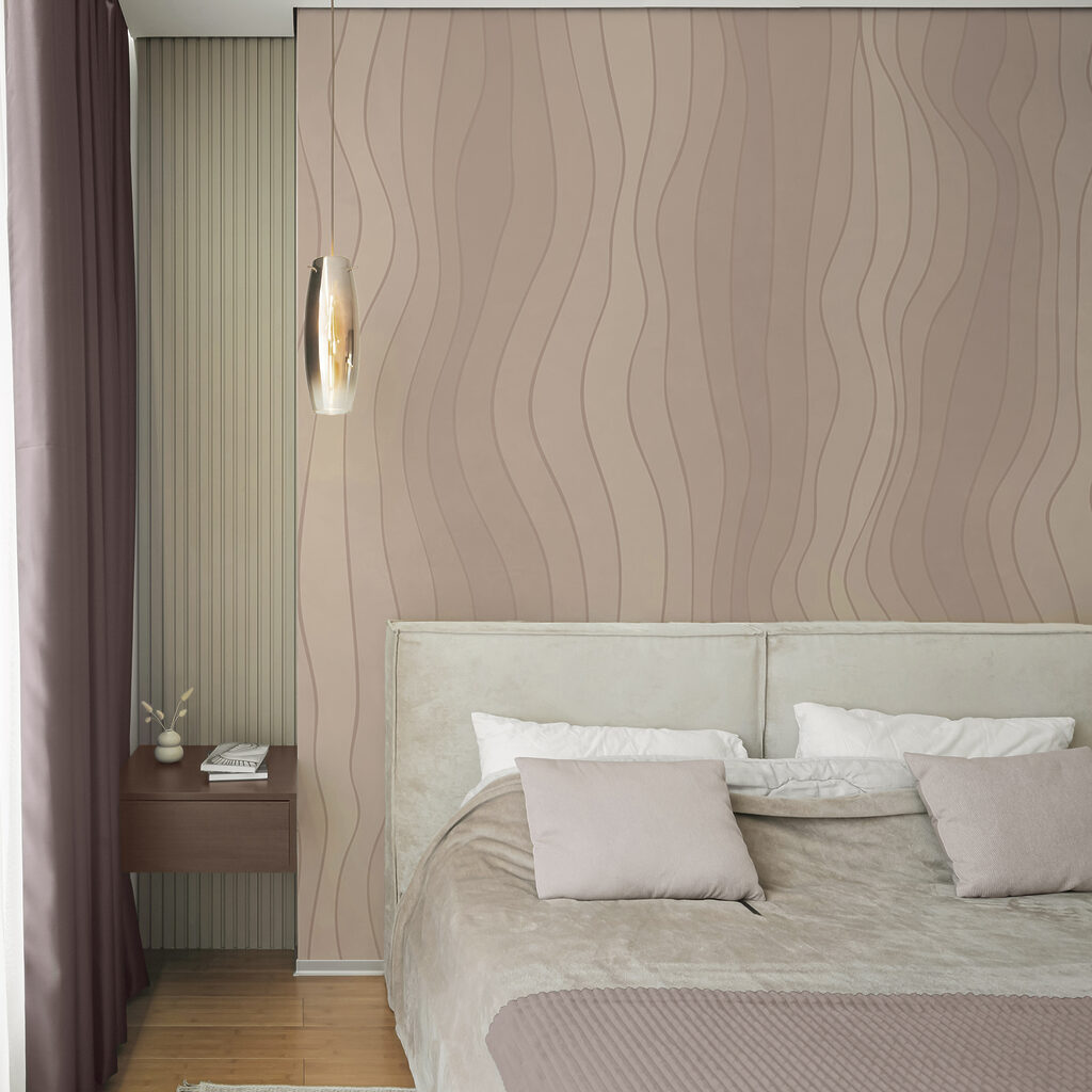 Zachte, vloeiende rondingen in zachte tinten