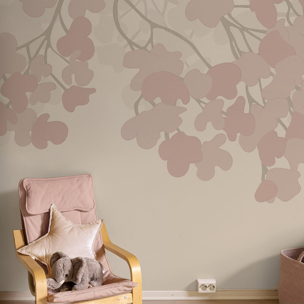 Roze bloemen op een witte achtergrond Roze bloemen op een witte achtergrond