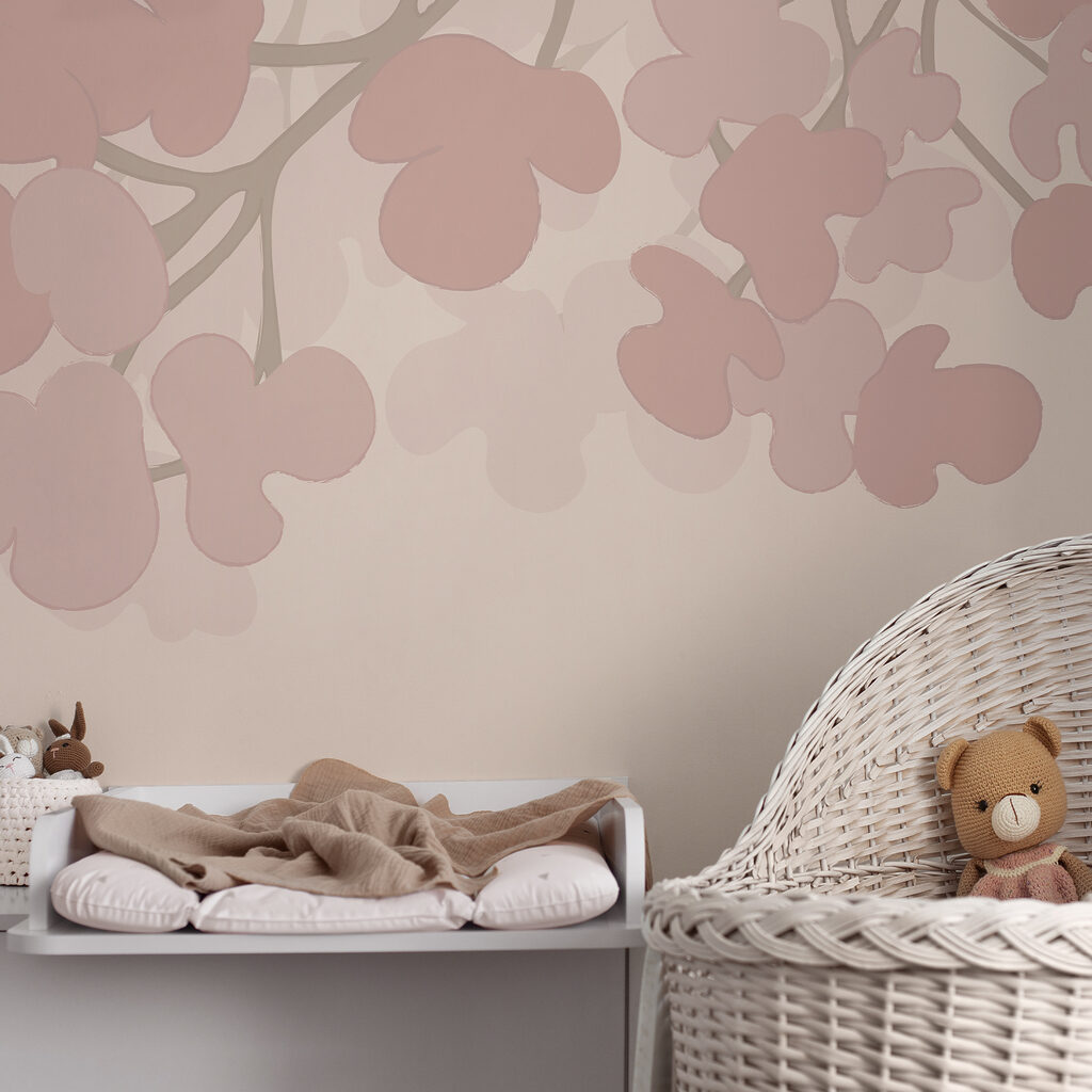 Roze bloemen op een witte achtergrond Roze bloemen op een witte achtergrond