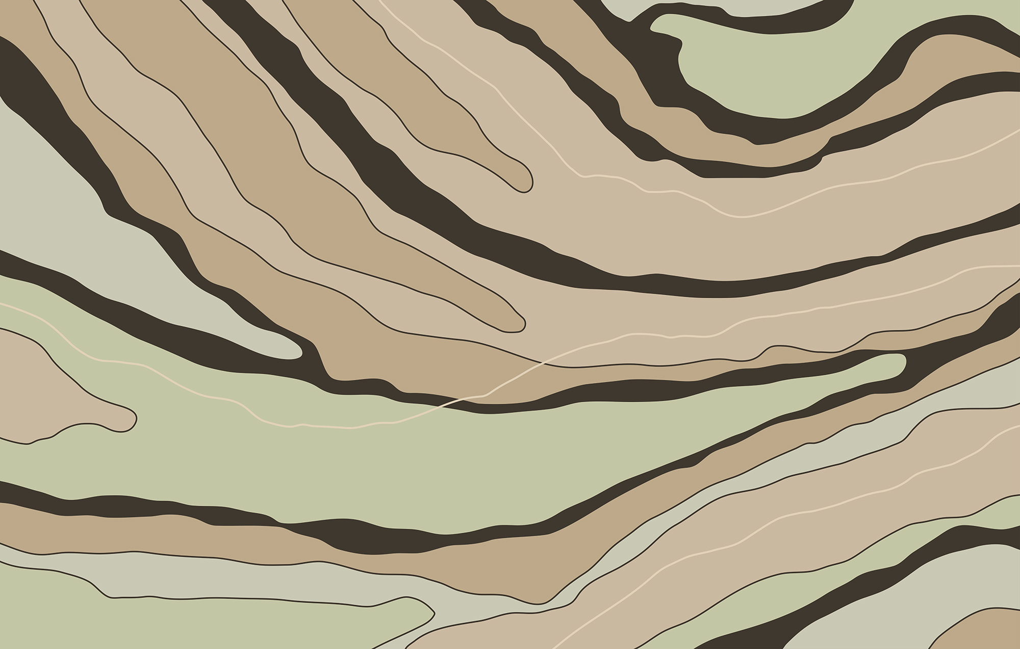 Abstract lines in warm earth tones Abstract lines in warm earth tones