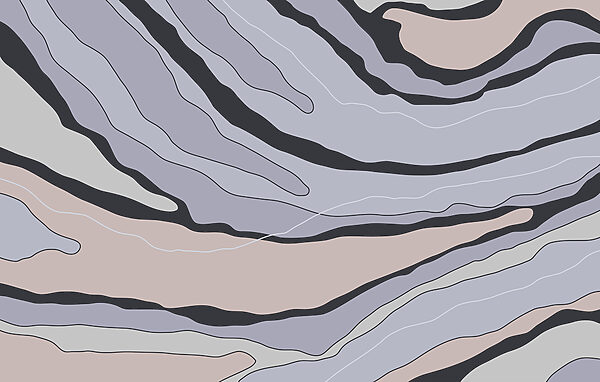 Abstracte lijnen in zachte kleuren Abstracte lijnen in zachte kleuren