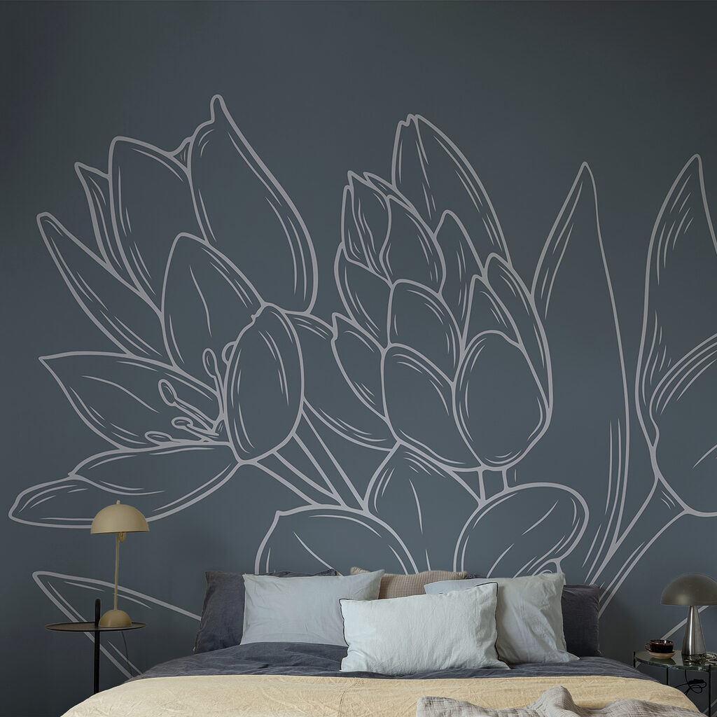 Delicate bloemen tegen een donkere achtergrond Delicate bloemen tegen een donkere achtergrond