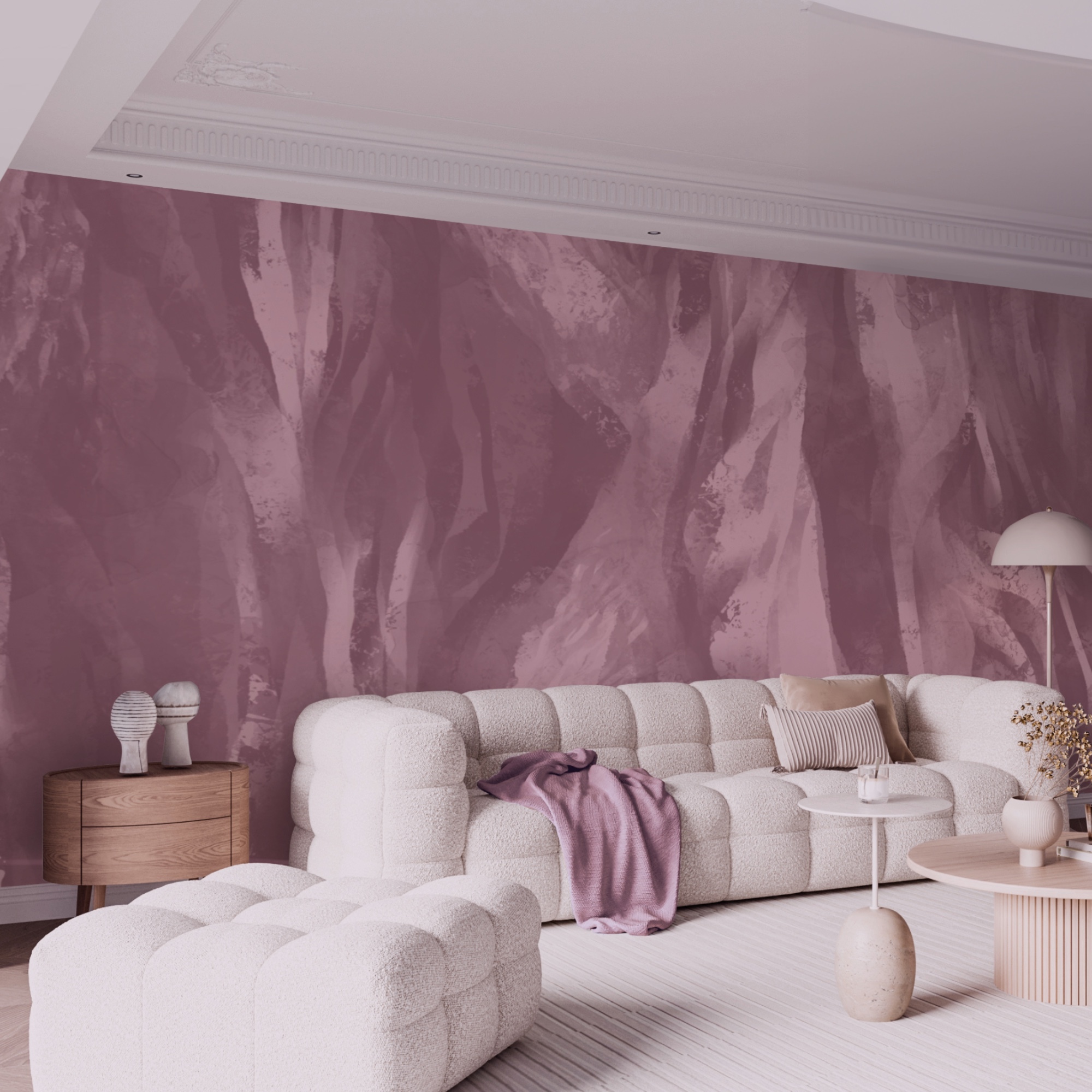 – Zachtroze golven van creatief ontwerp