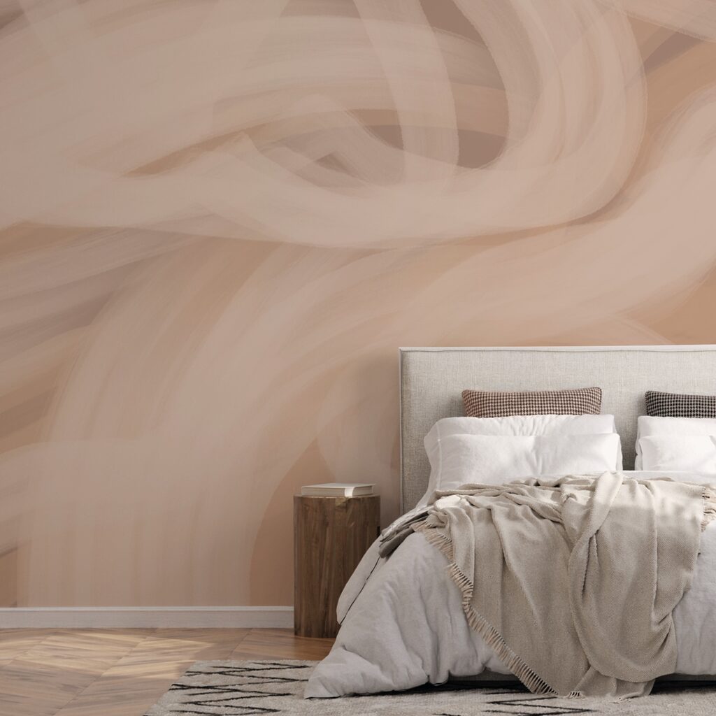 Zachte golven in warme tinten