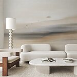 Fotobehang Groep vogels vliegend in de lucht