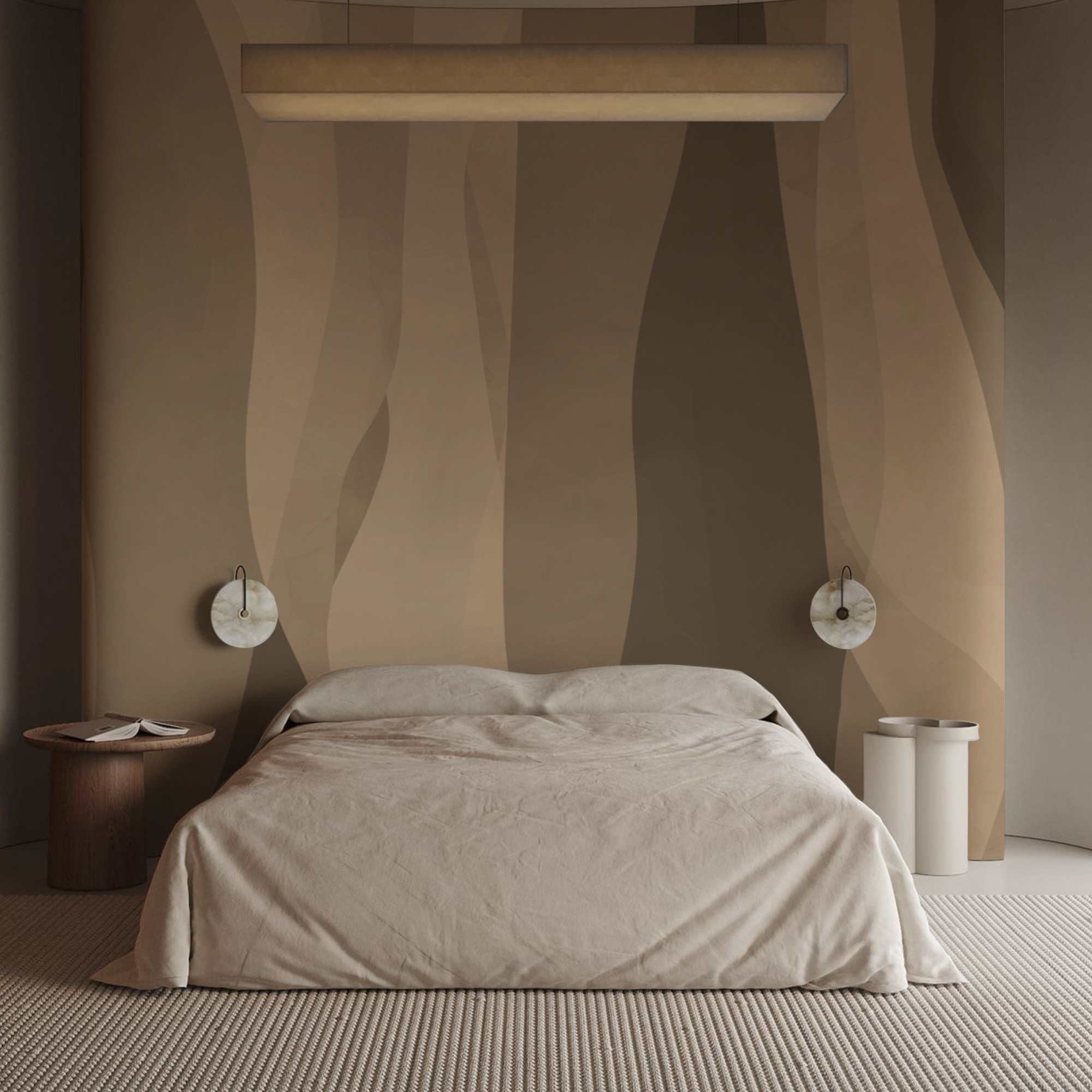 – Abstracte lagen van aardetinten – Abstracte lagen van aardetinten