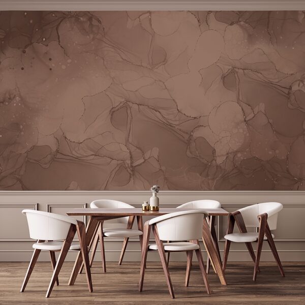 Vloeiende warme tinten in abstracte patronen