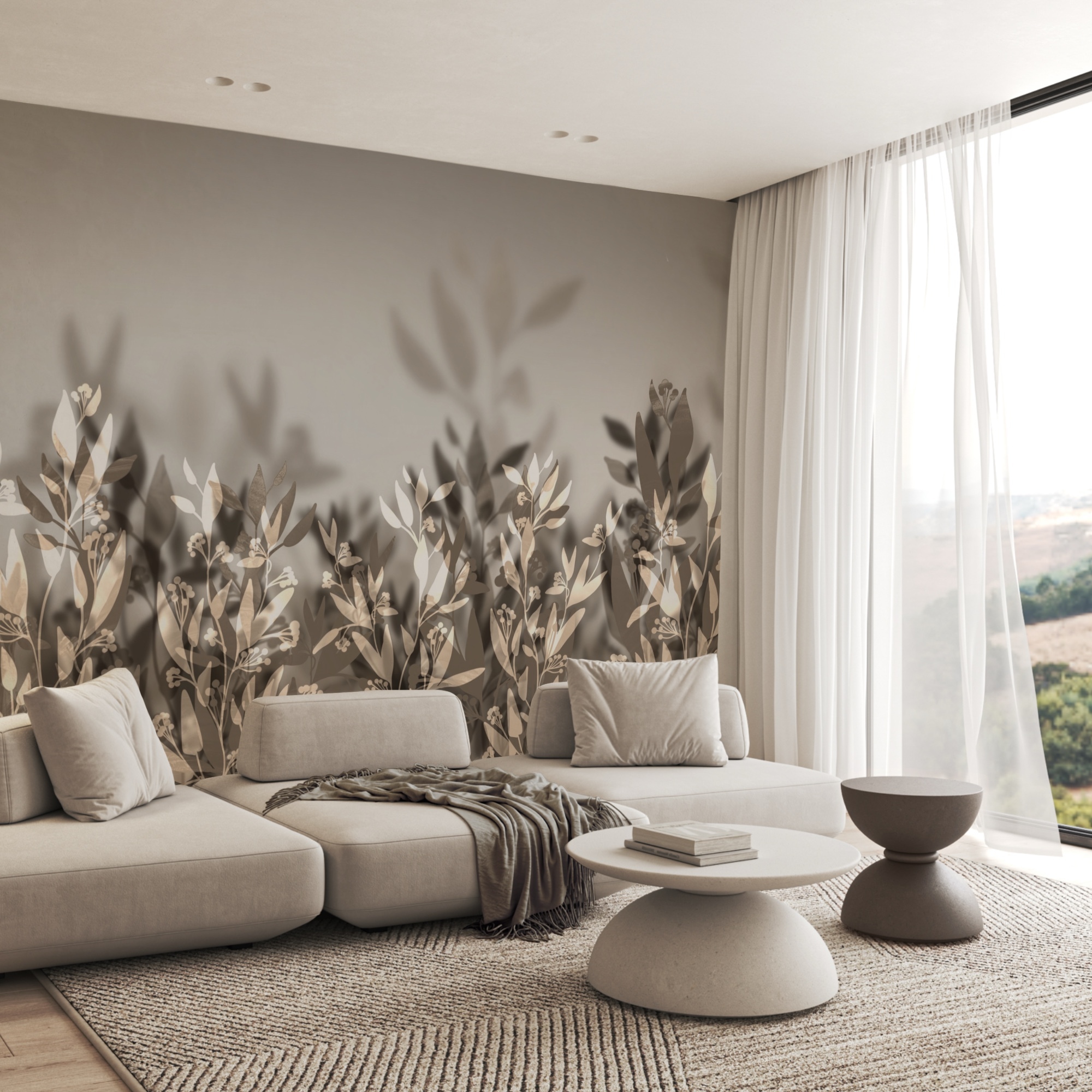 Zachte bladeren in zachte schaduwen Zachte bladeren in zachte schaduwen