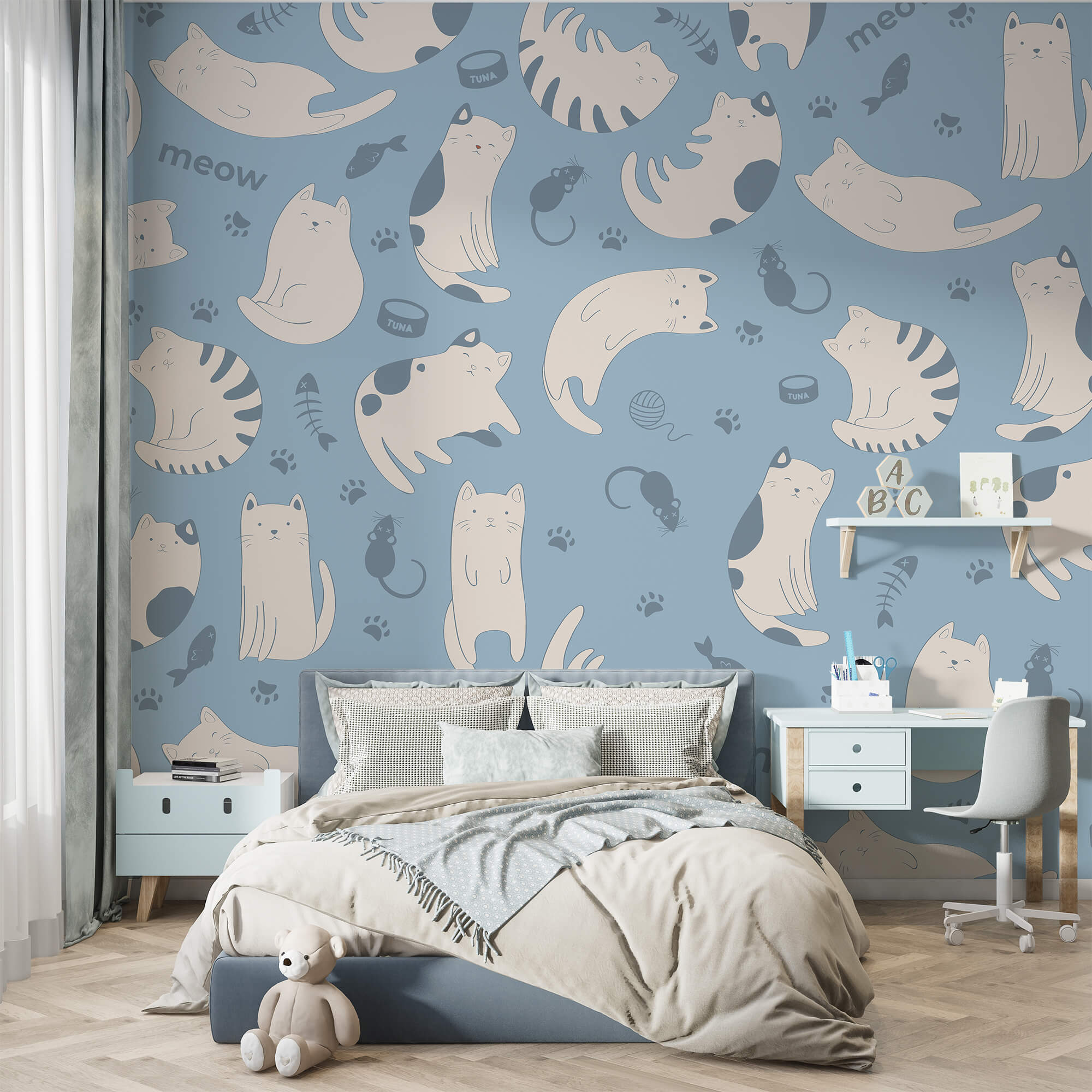 Patroon van katten en kittens Patroon van katten en kittens