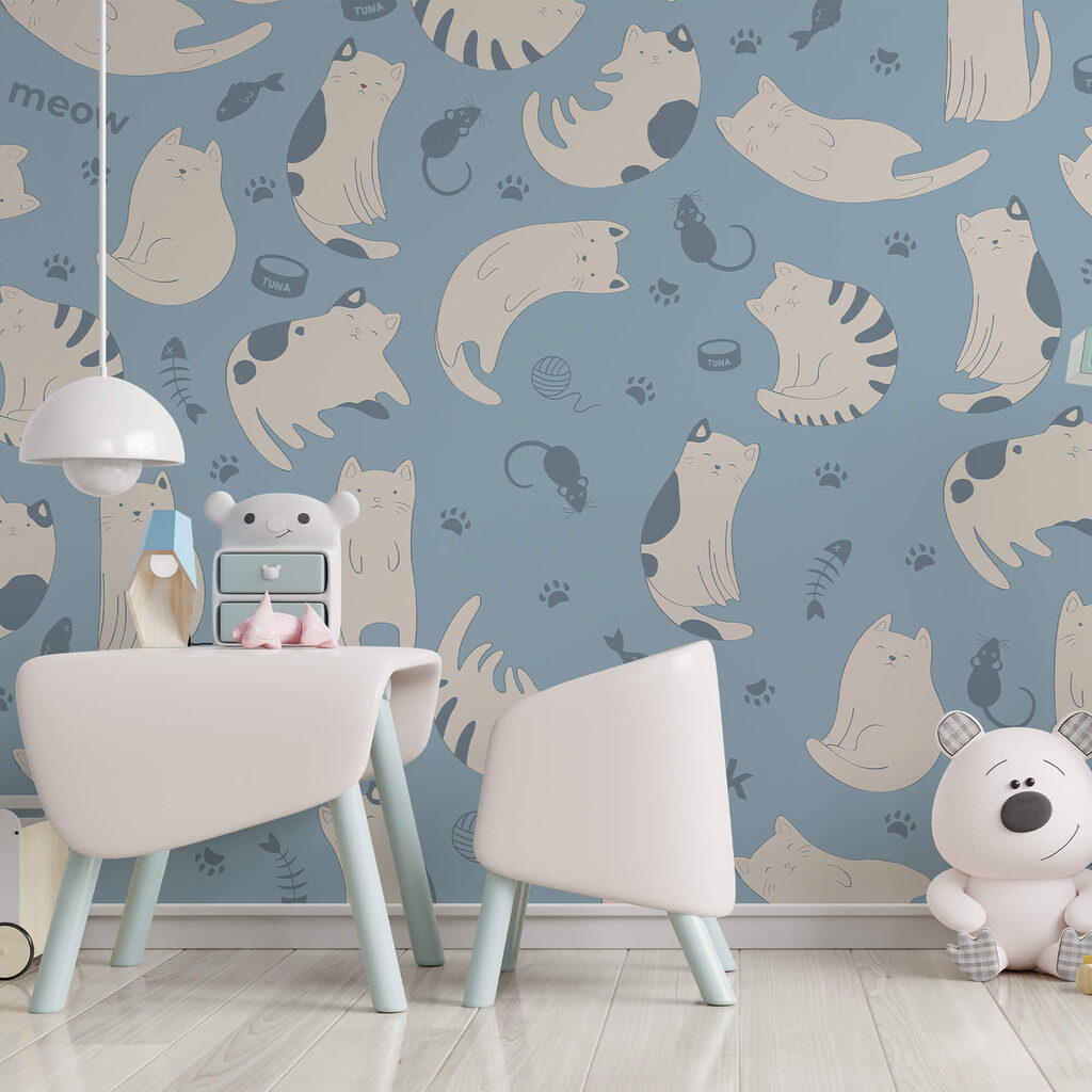 Patroon van katten en kittens Patroon van katten en kittens