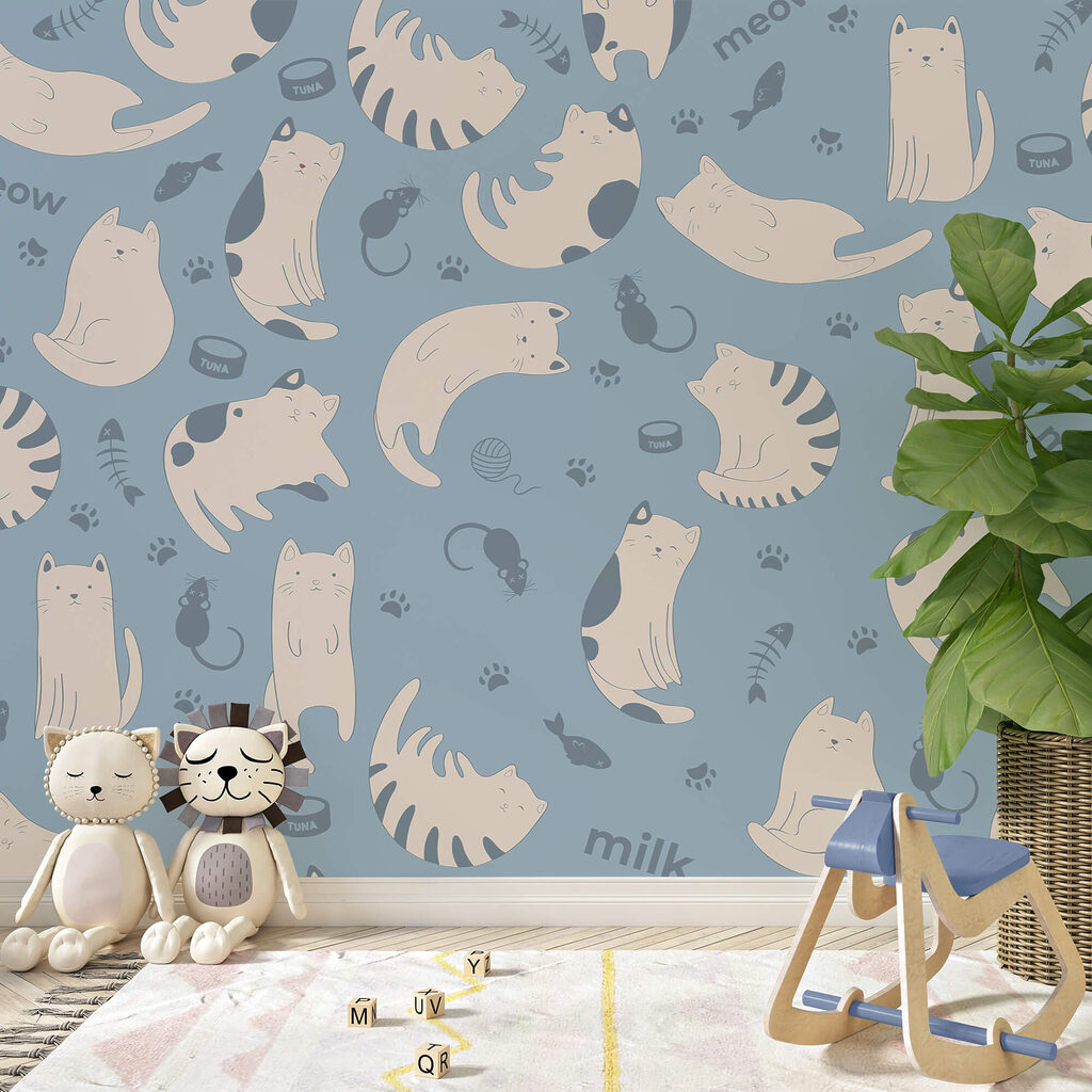 Patroon van katten en kittens Patroon van katten en kittens