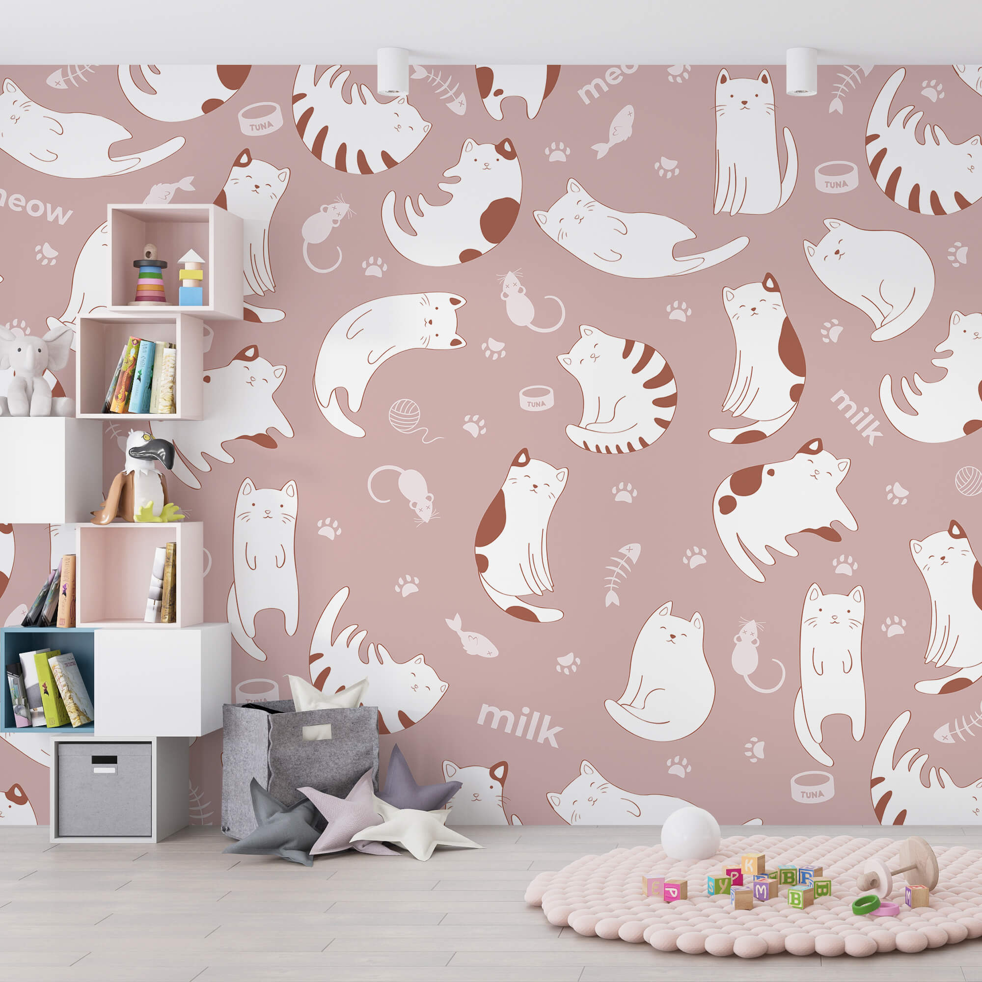 Patroon van katten en muizen Patroon van katten en muizen