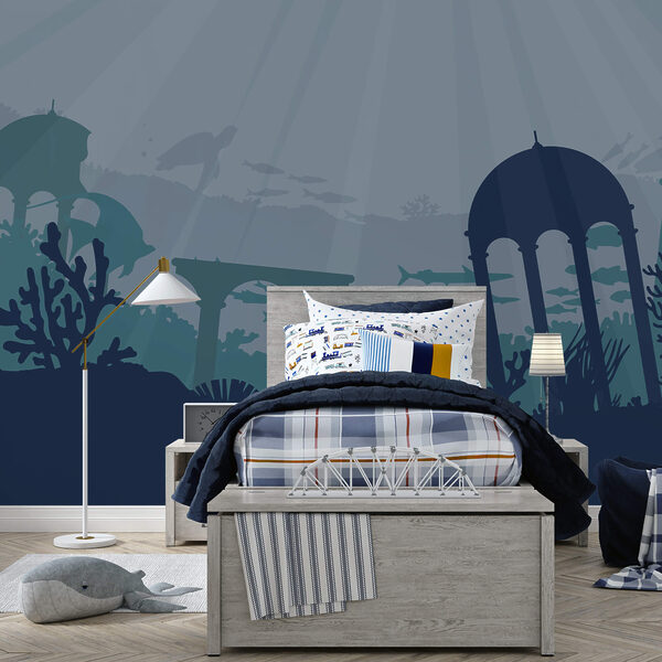 Silhouet van een gebouw en zeeplanten t00179pir2 600x600 - Silhouet van een gebouw en zeeplanten