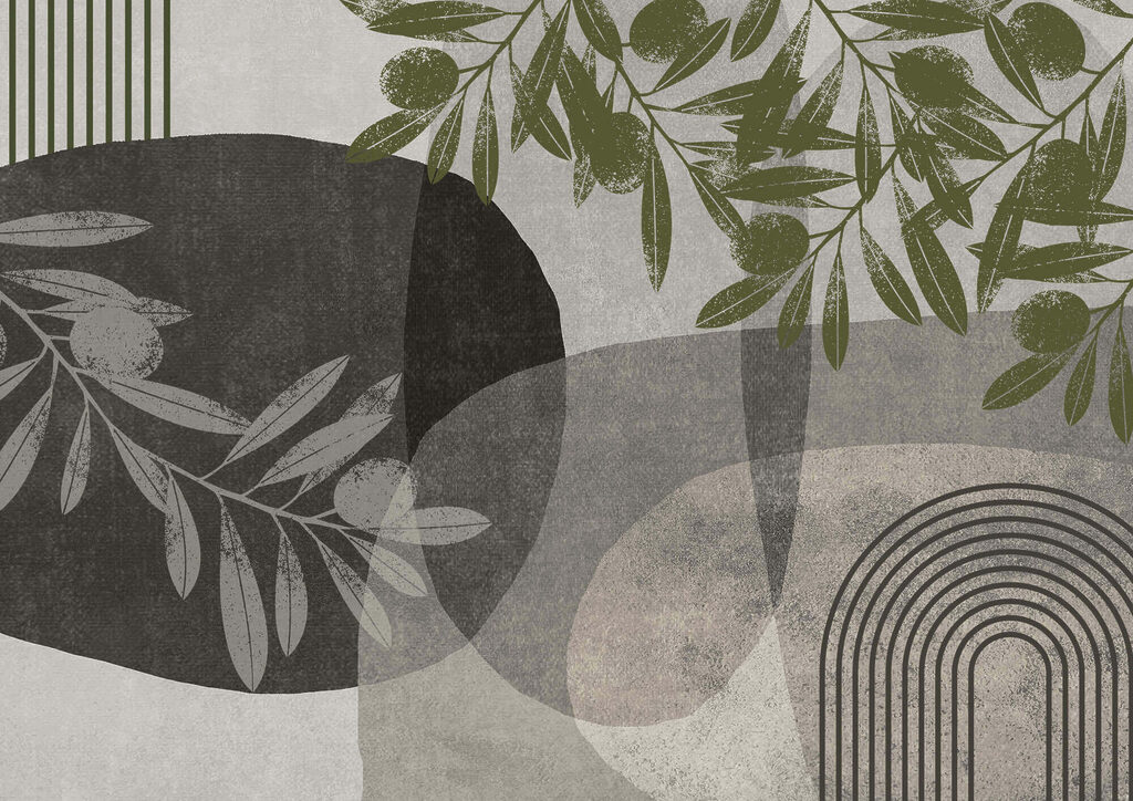 Natuurlijke elementen in abstract ontwerp. Natuurlijke elementen in abstract ontwerp.