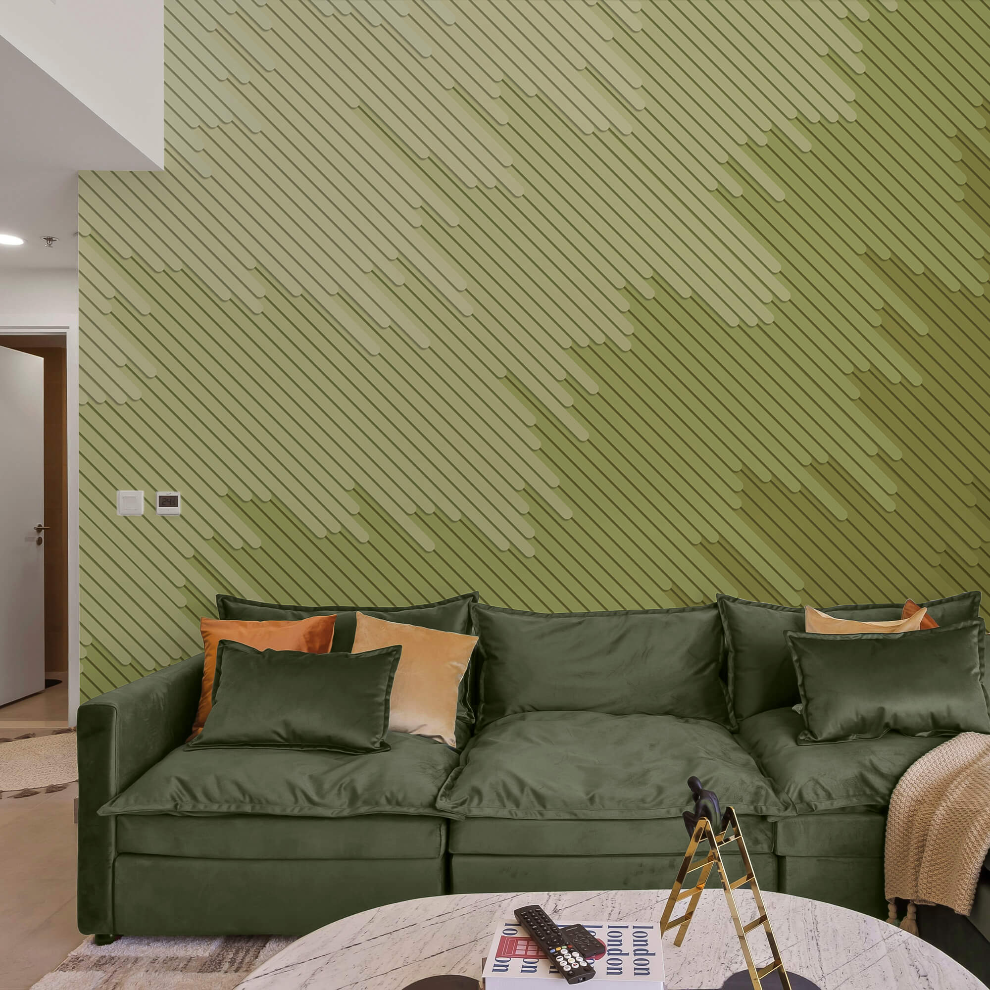 Zachte tinten en zachte lijnen lopen in elkaar over Zachte tinten en zachte lijnen lopen in elkaar over