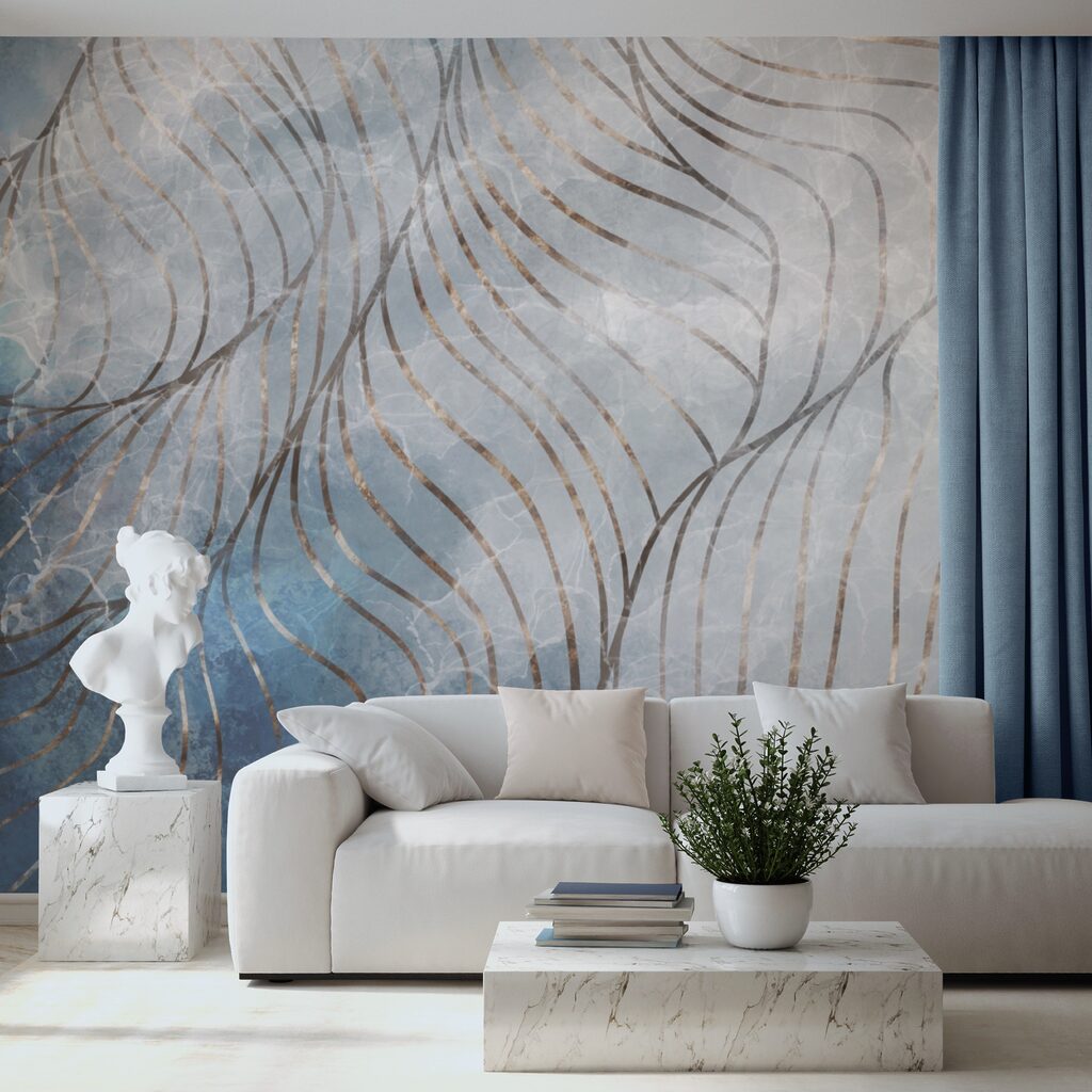 Elegante rondingen in koele kleuren