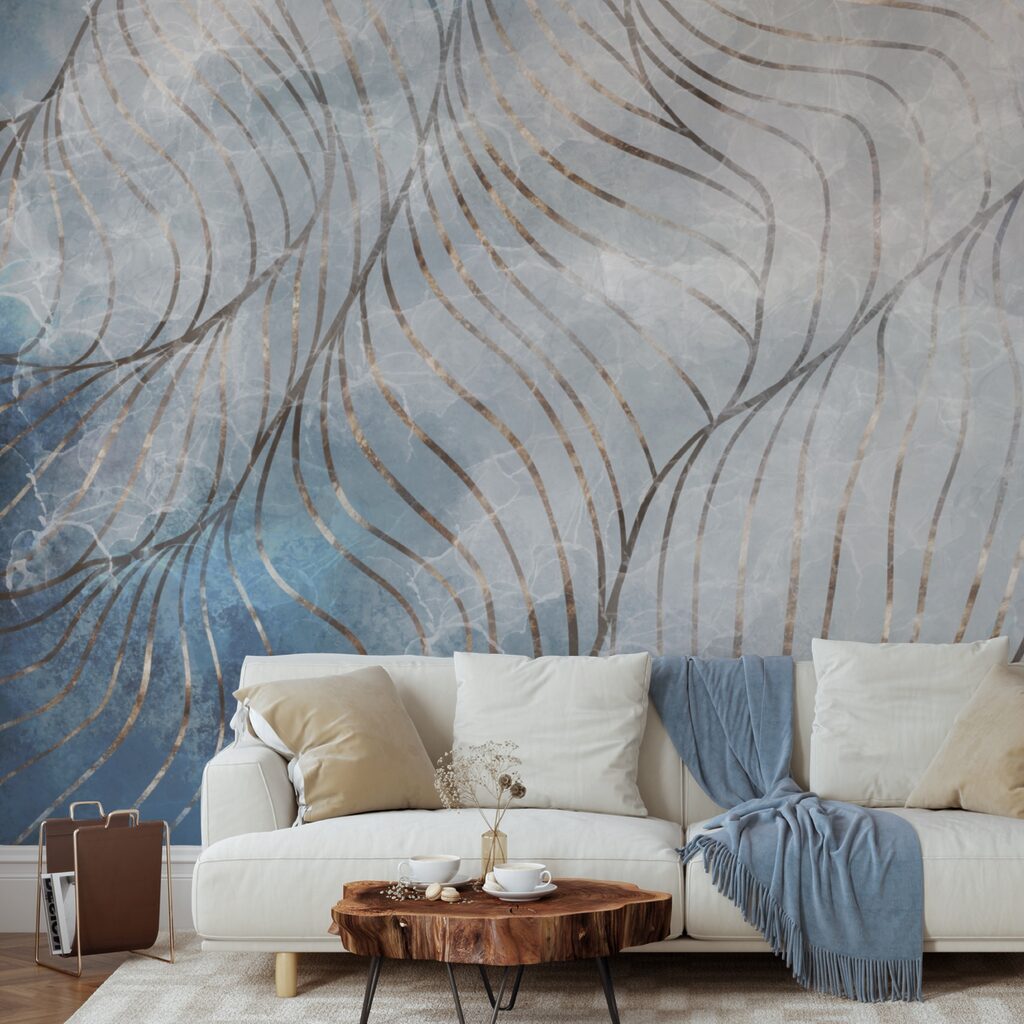 Elegante rondingen in koele kleuren