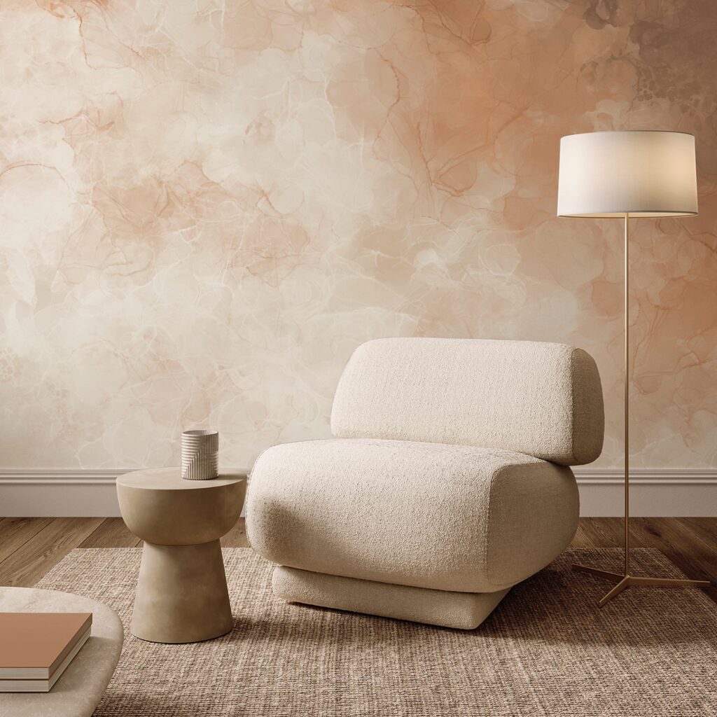 Subtiele tinten die zacht in elkaar overvloeien