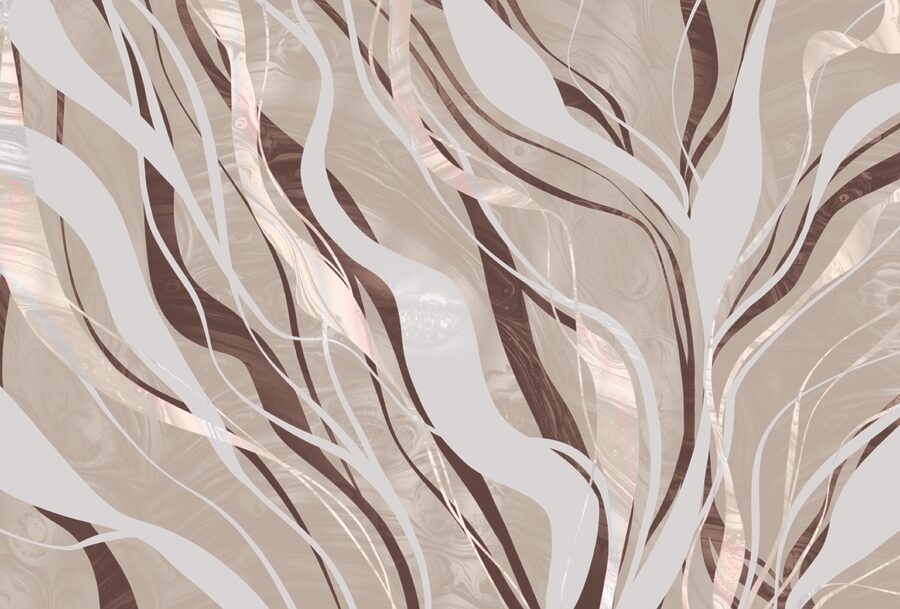 Bruine en witte swirls Bruine en witte swirls