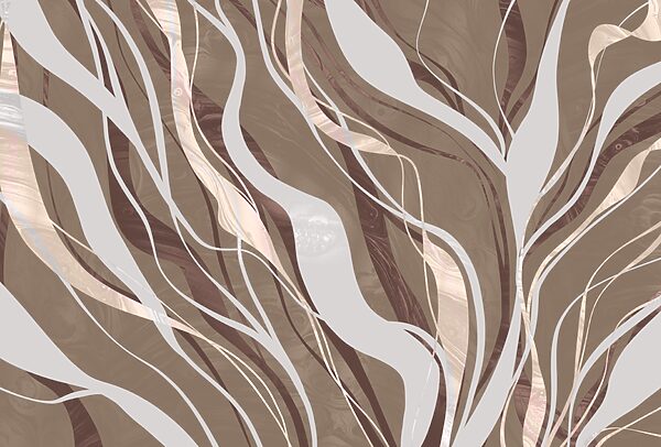 Bruine en witte swirls Bruine en witte swirls