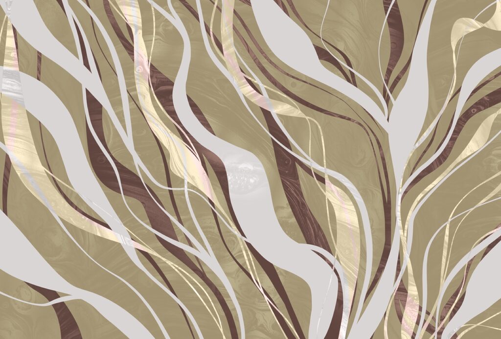 Bruine en witte swirls Bruine en witte swirls